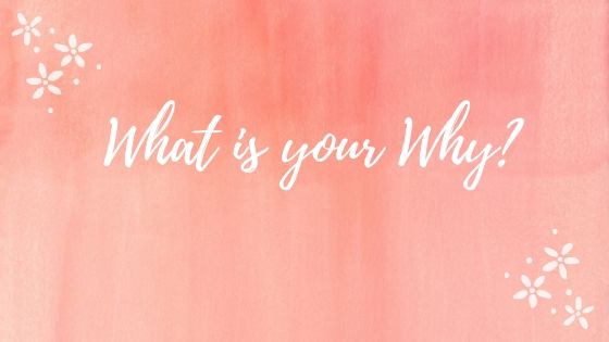 what is your why written in white on pink background